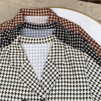 VALENZA— Veste  à Carreaux Coupe Loose