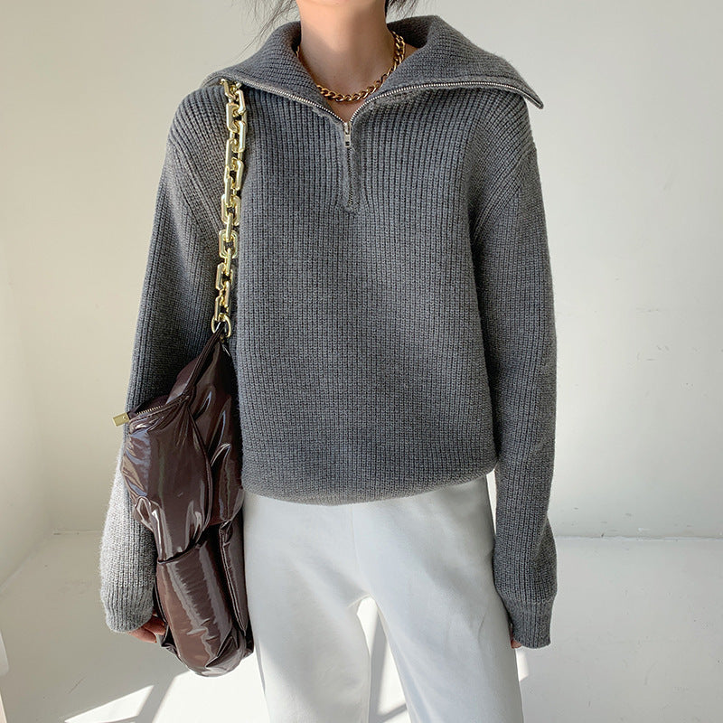Pull zippé Niche coupe décontractée