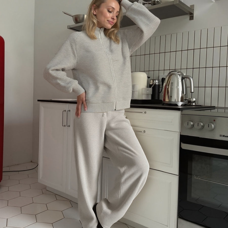 Ensemble Cardigan Zippé