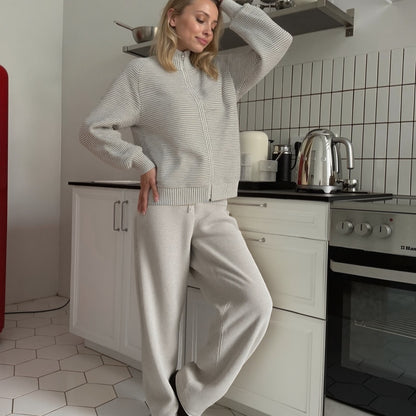 Ensemble Cardigan Zippé