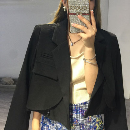Blazer Élégant Style Européen