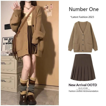 ÉLÉA — Ensemble Pull & Jupe Élégante