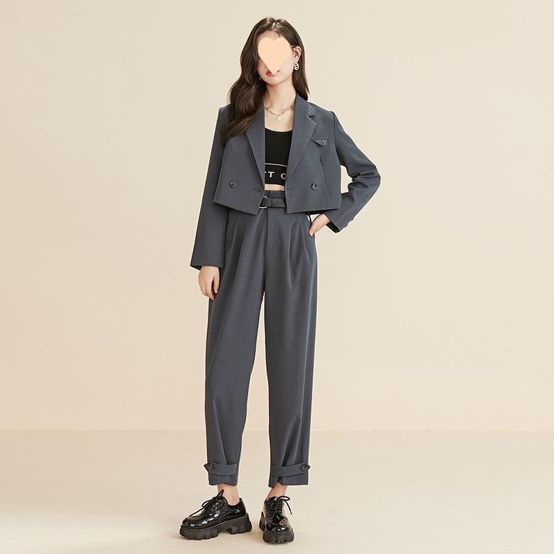 Ensemble petit col de costume pour femme