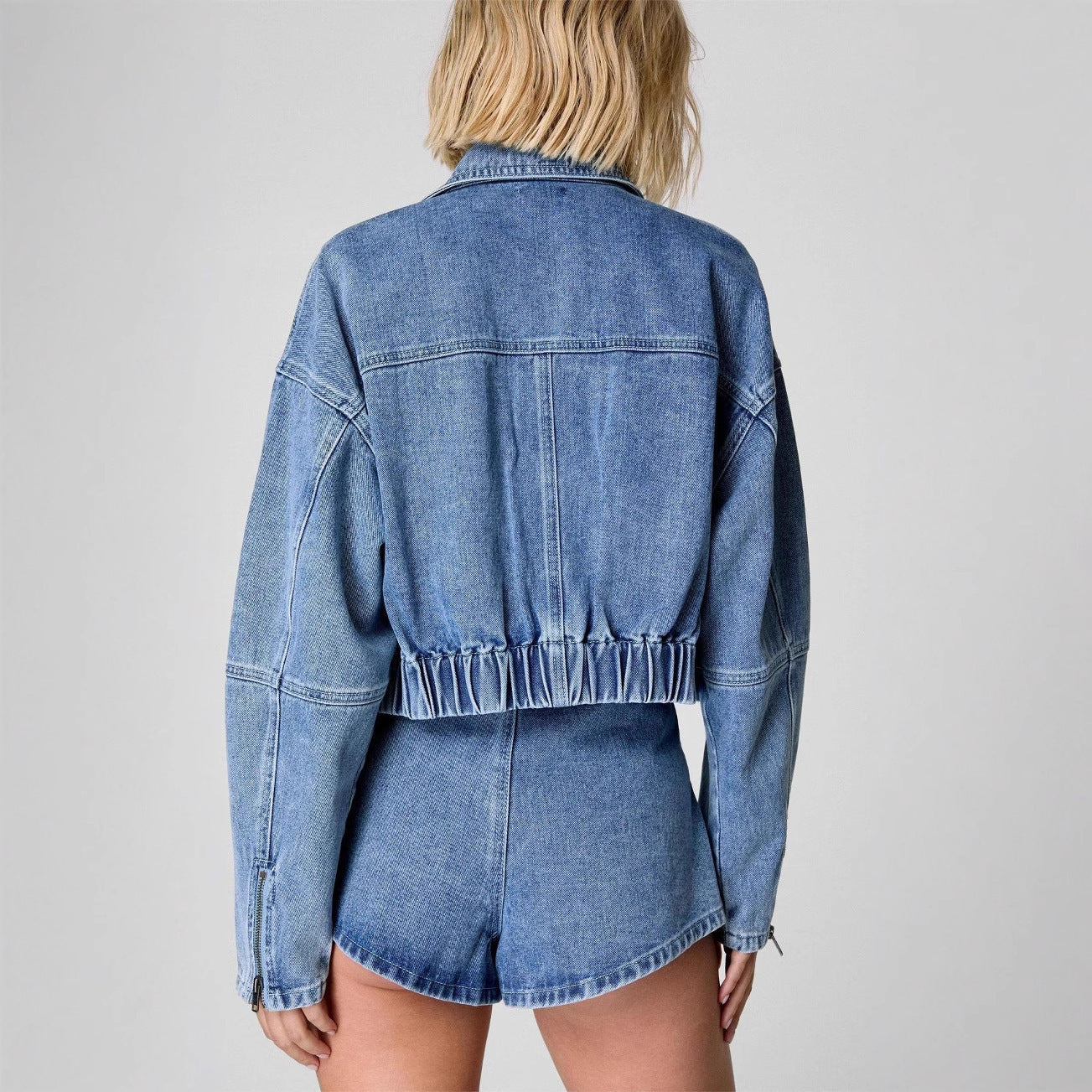 Ensemble Denim Femme – Veste & Pantalon Streetwear