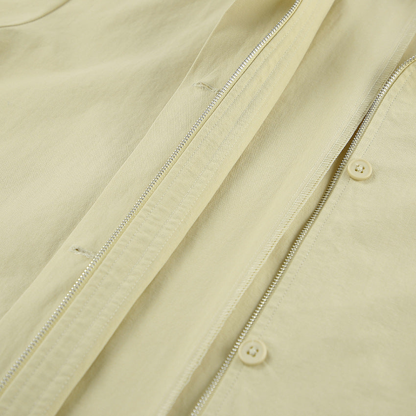 Veste décontractée ample en pur coton