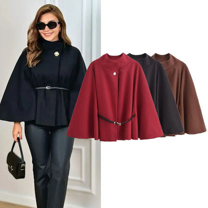 Manteau court en laine de printemps