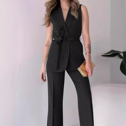 Ensemble Femme Élégant – Veste & Jupe Style Tailleur Moderne.