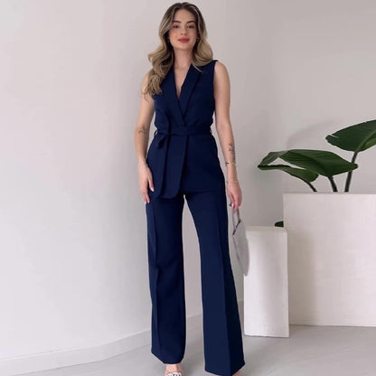Ensemble Femme Élégant – Veste & Jupe Style Tailleur Moderne.