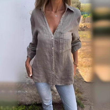 Shemise Femme Été – Uni, Style Simple