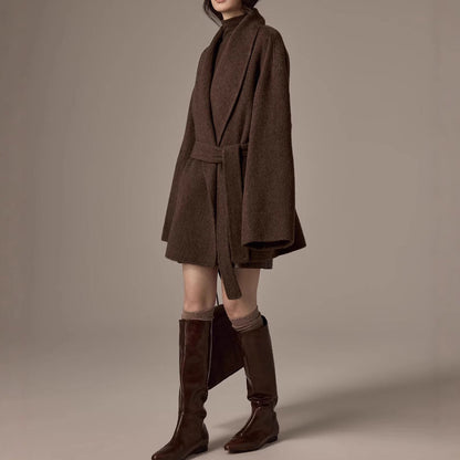 Éloria – Manteau Laine Élégance Urbaine