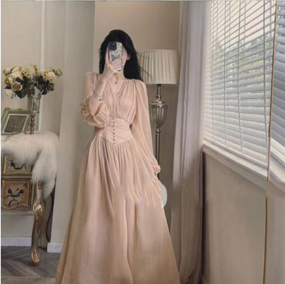 Robe Femme Élégante – Couleurs Unies & Style Simple