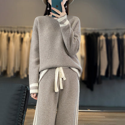 Ensemble Pantalon et Haut en Laine