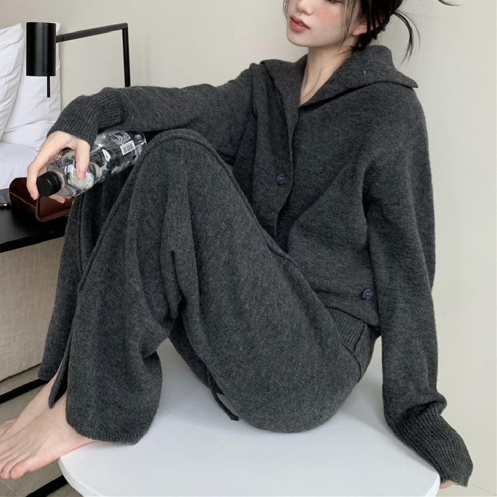 Set en maille court & chic