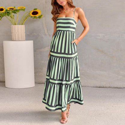 Robe Sexy à Bretelles Fines