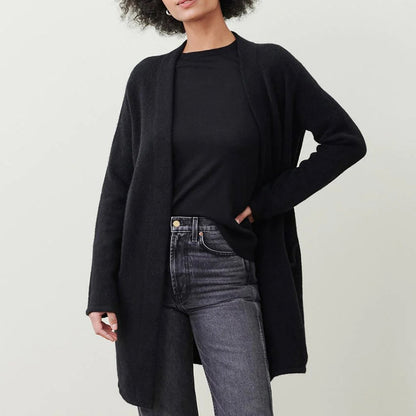 KNITÉA — Cardigan Long en Maille Élégant