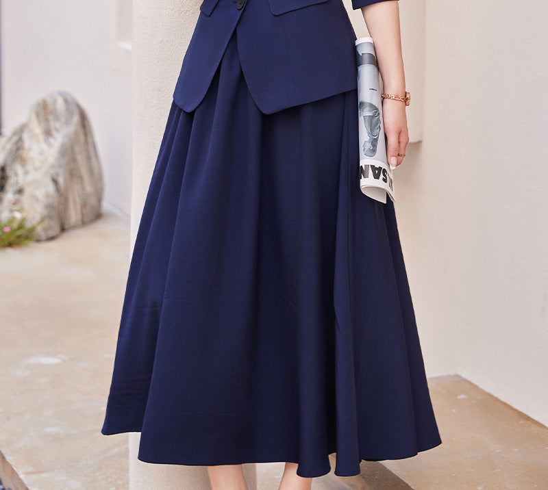 Ensemble Tailleur Moderne Femme – Veste Chic & Jupe Élégante