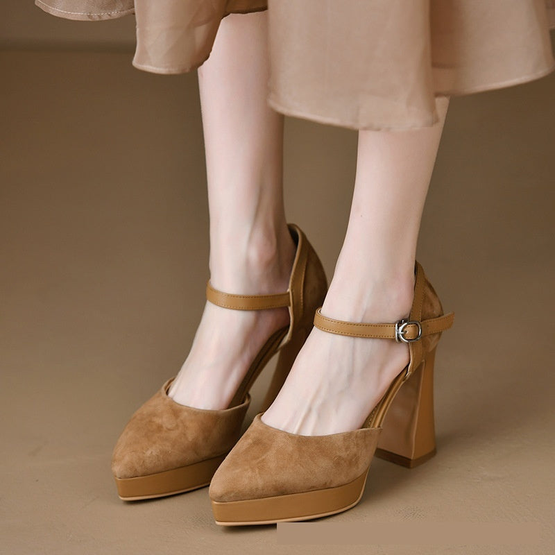 Sandales Bout Pointu à Talon Aiguille – Design Ajouré & Bride Élégante