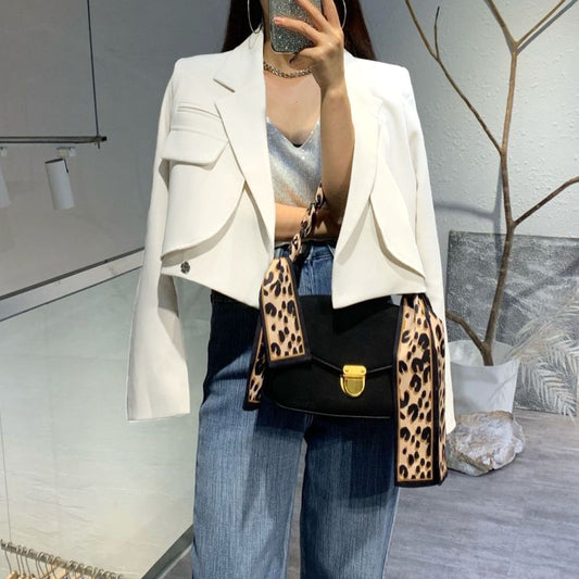 Blazer Élégant Style Européen