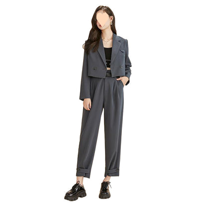 Ensemble petit col de costume pour femme