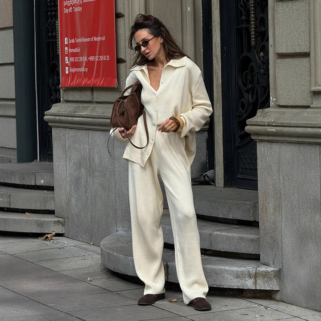 Haruna – Ensemble Casual Élégance Minimaliste