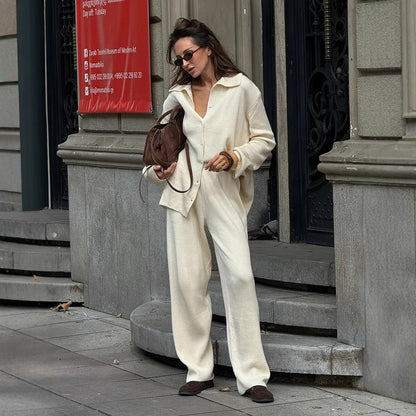 Haruna – Ensemble Casual Élégance Minimaliste