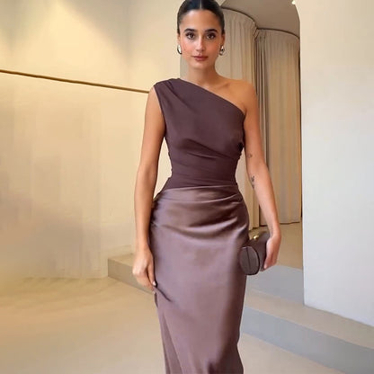 Robe Femme Élégante – Jupe Longue & Taille Haute