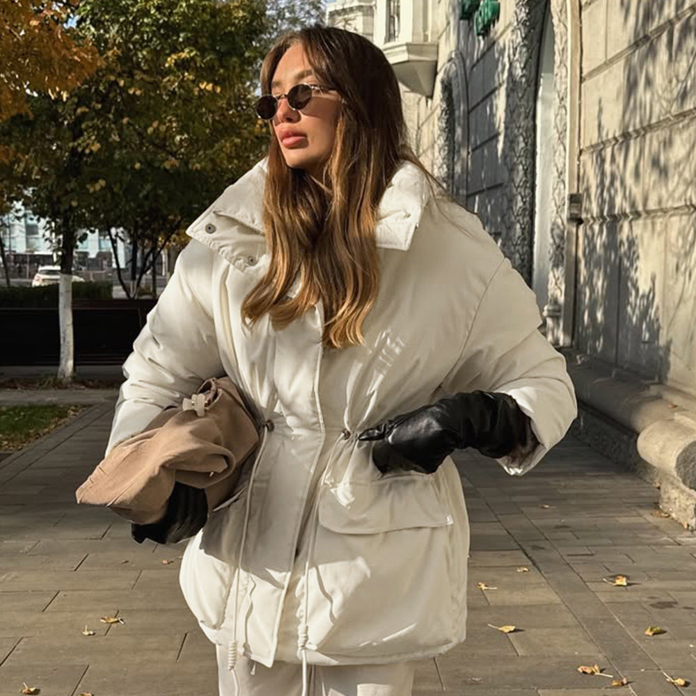 Veste ajustée en coton matelassé