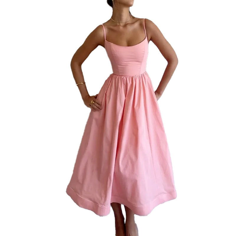 Robe à Bretelles Femme – Élégante &amp; Fraîche
