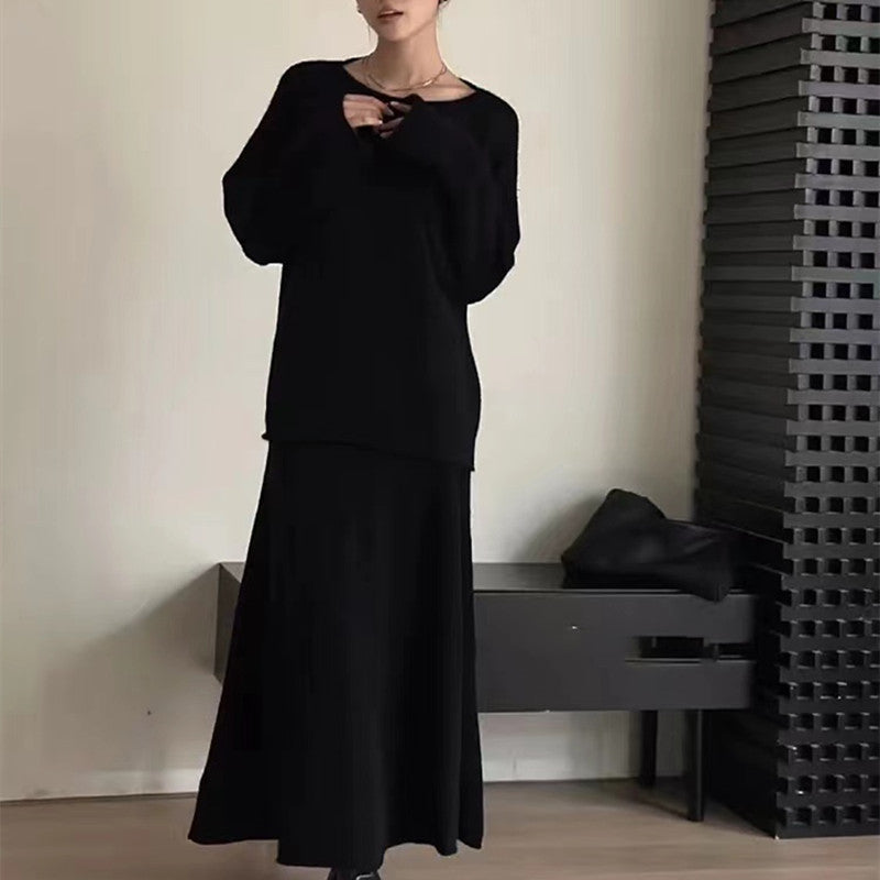 Costume deux pièces en tricot ample