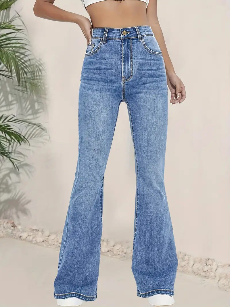 Jean Bootcut Taille Haute – Effet Liftant