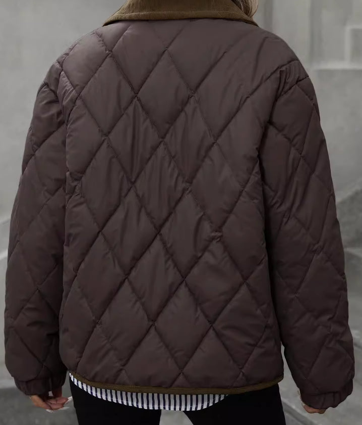 Novera – Veste Élégance Chocolat