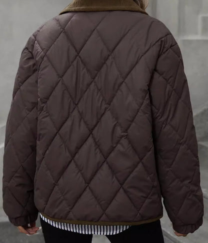 Novera – Veste Élégance Chocolat