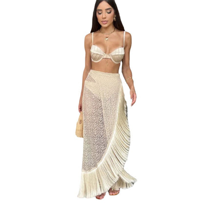 Jupe & Tanga Assorti  Look Plage Élégant