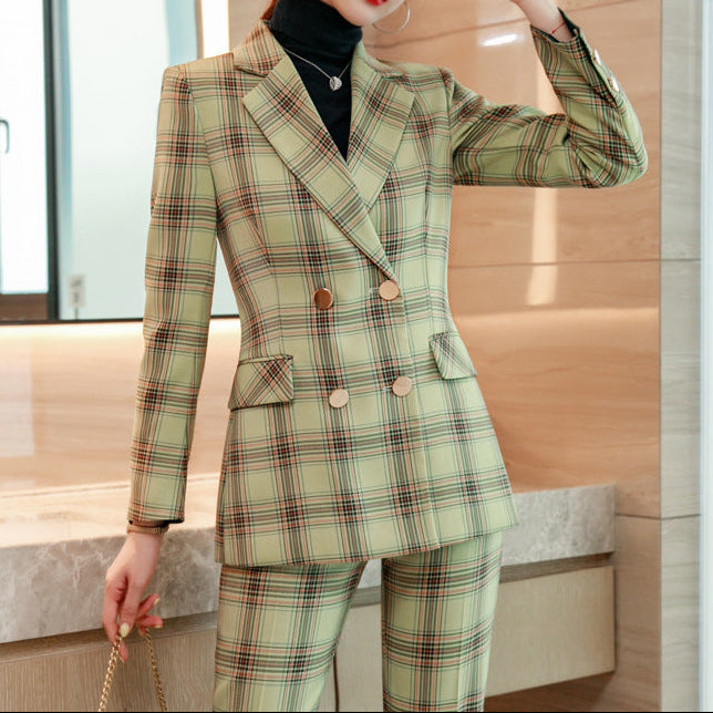 ORLENA — Blazer à Carreaux pour Femme
