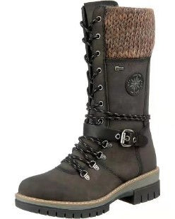VÉLMORA — Bottines Martin d’Hiver à Talon Carré Haut
