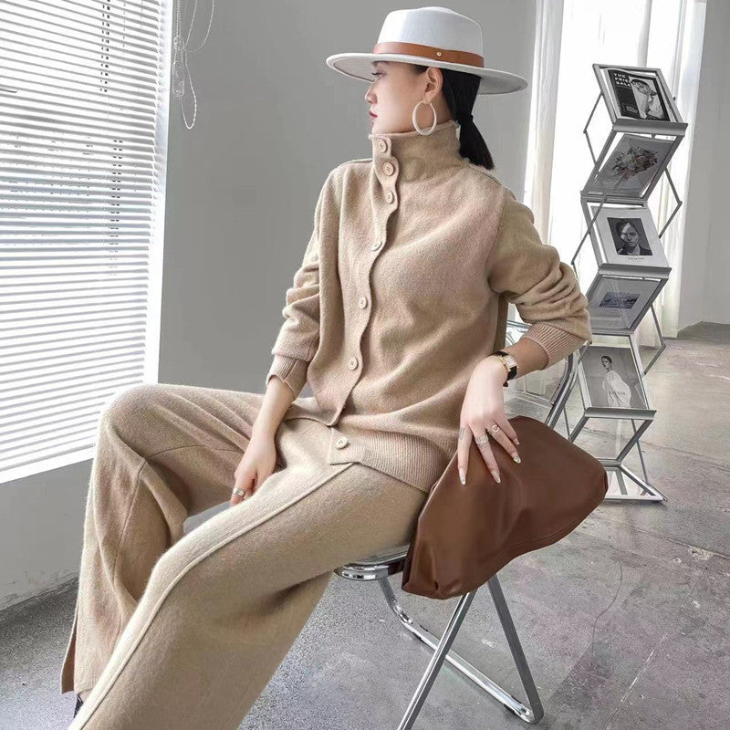 Set en maille court & chic