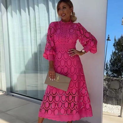 Robe Droite One-Step en Fibre de Triacétate