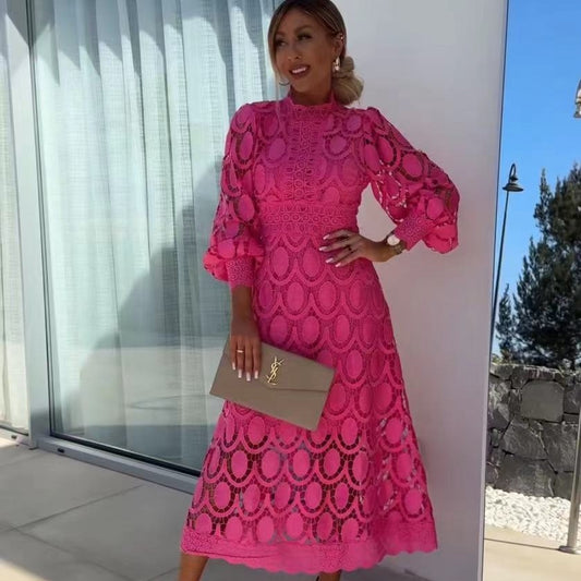 Robe Droite One-Step en Fibre de Triacétate