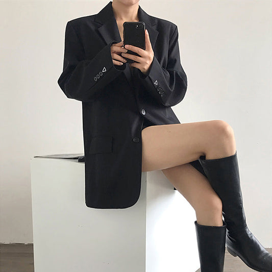 ZANELIA — Veste  Élégante Style Commuter à Boutonnage Simple