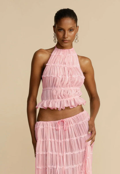 Jupe Longue Évasée – Taille Haute & Style Glamour