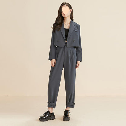 Ensemble petit col de costume pour femme